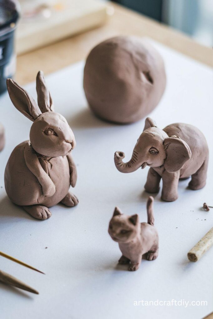 Clay Animal Figurines