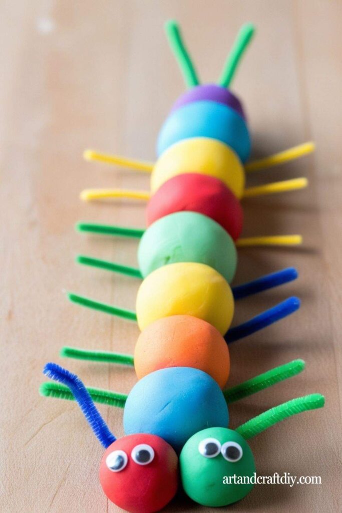 Clay Caterpillar