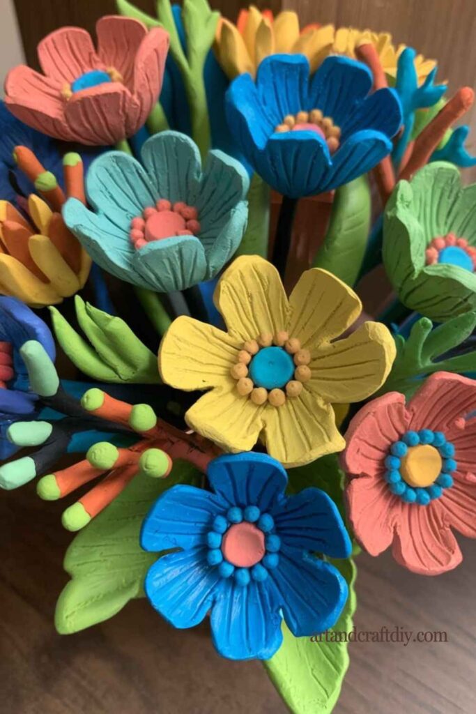 Clay Flowers
