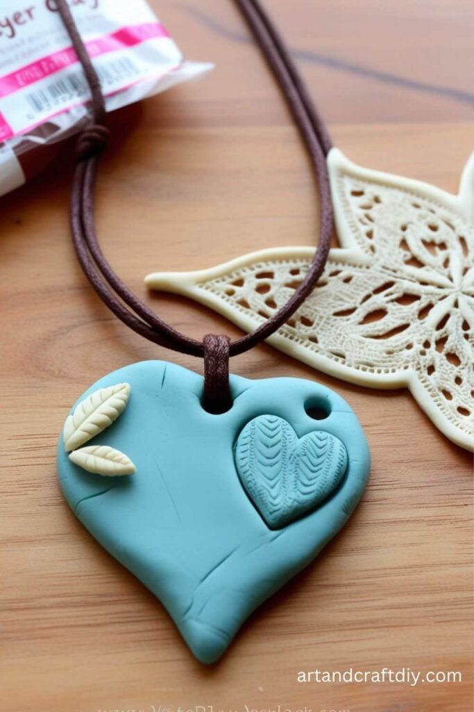 Clay Pendant Necklace