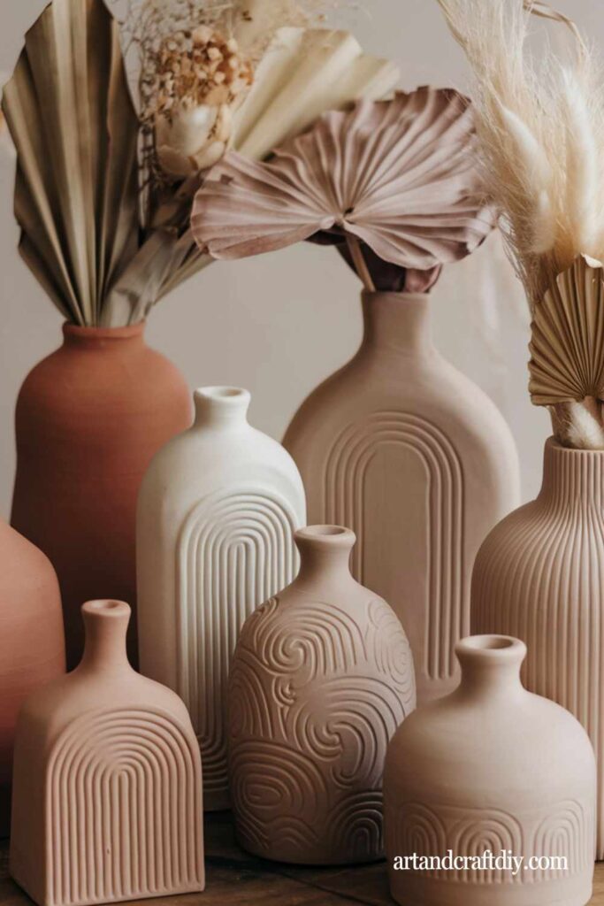 Clay vases