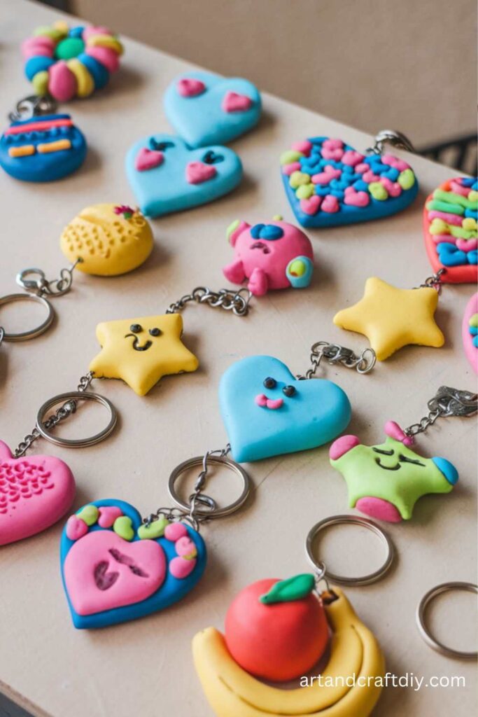 Custom Clay Keychain