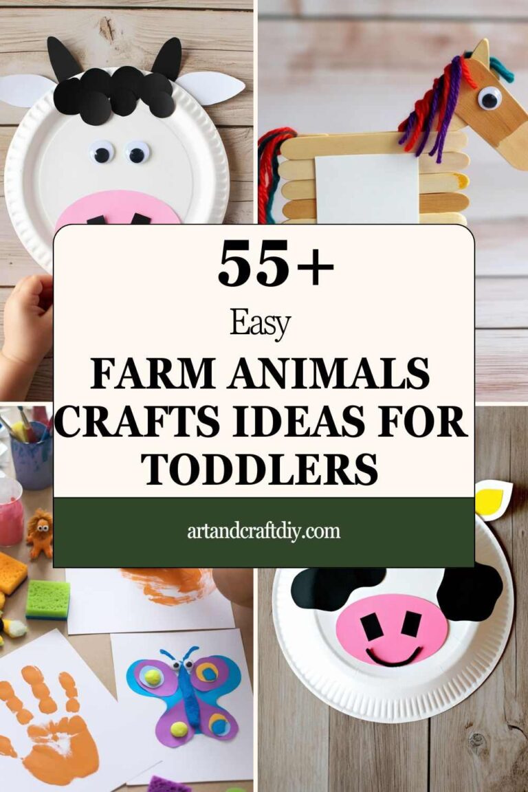 55+ Easy Farm Animals Crafts Ideas For Toddlers - DIY Art and Crafts ...