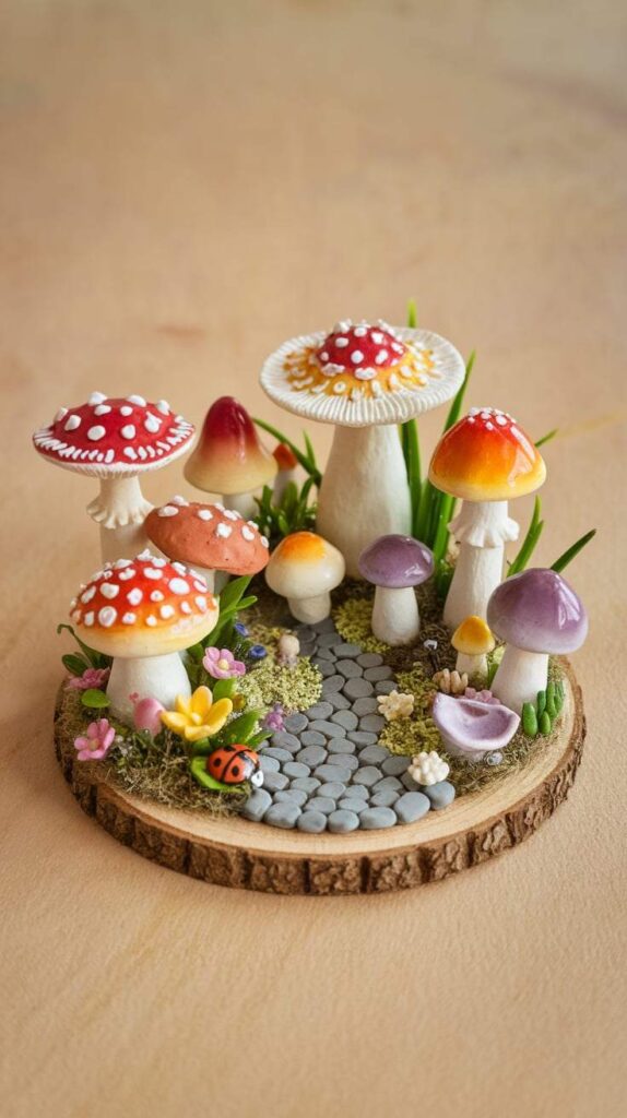 Miniature Mushroom Garden
