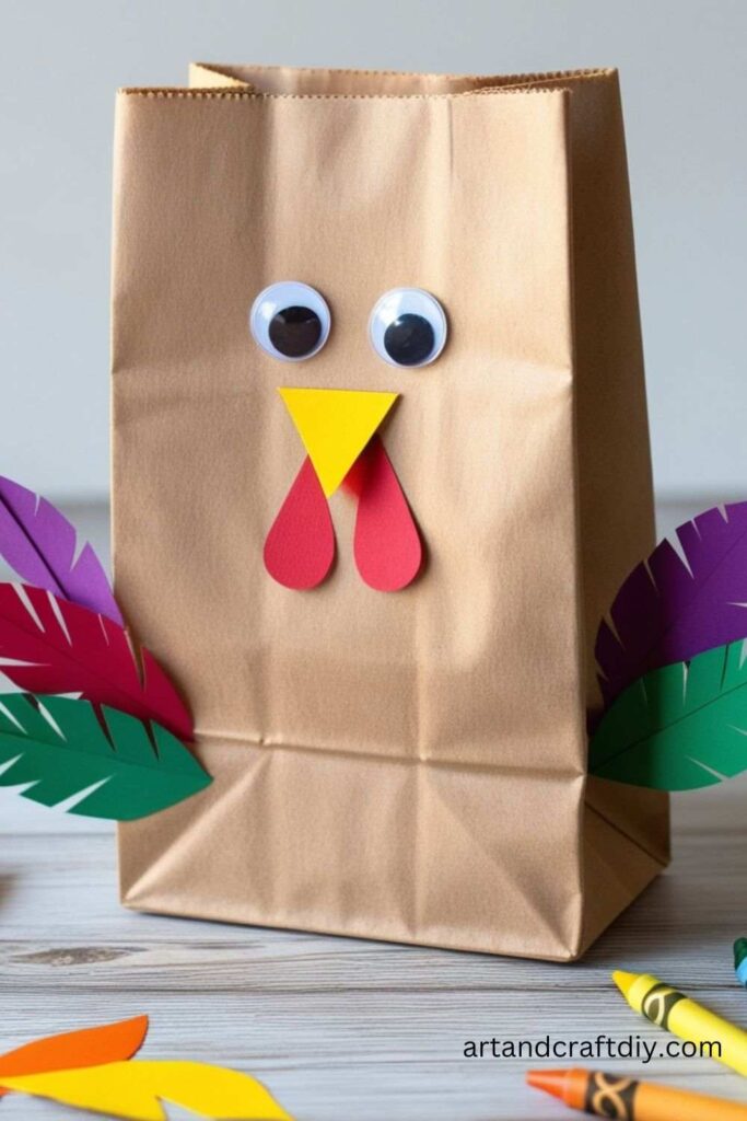 Paper Bag Chicken Craft