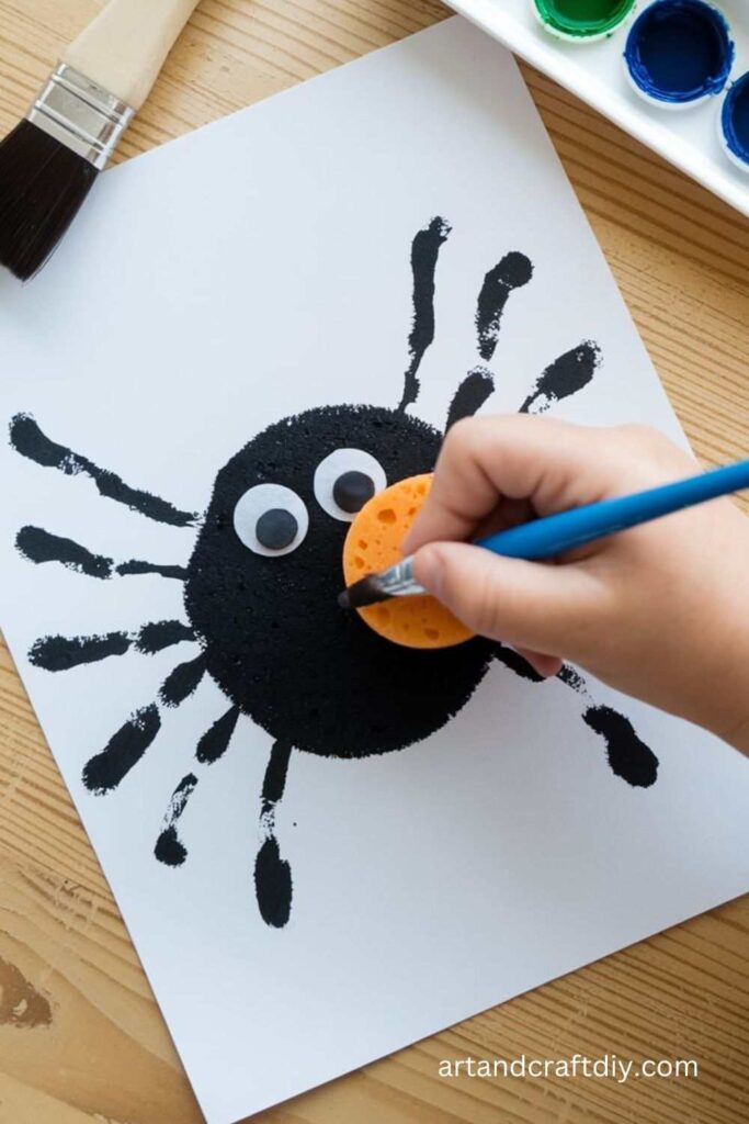 Spider Stamping Craft
