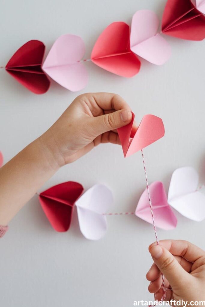 3D Heart Garland