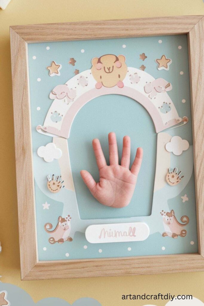 Baby Handprint Frame