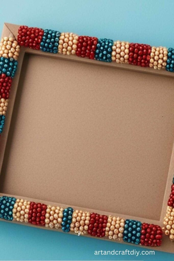 Beaded Picture Frame