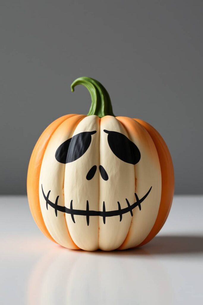 Beetlejuice Pumpkin Craft