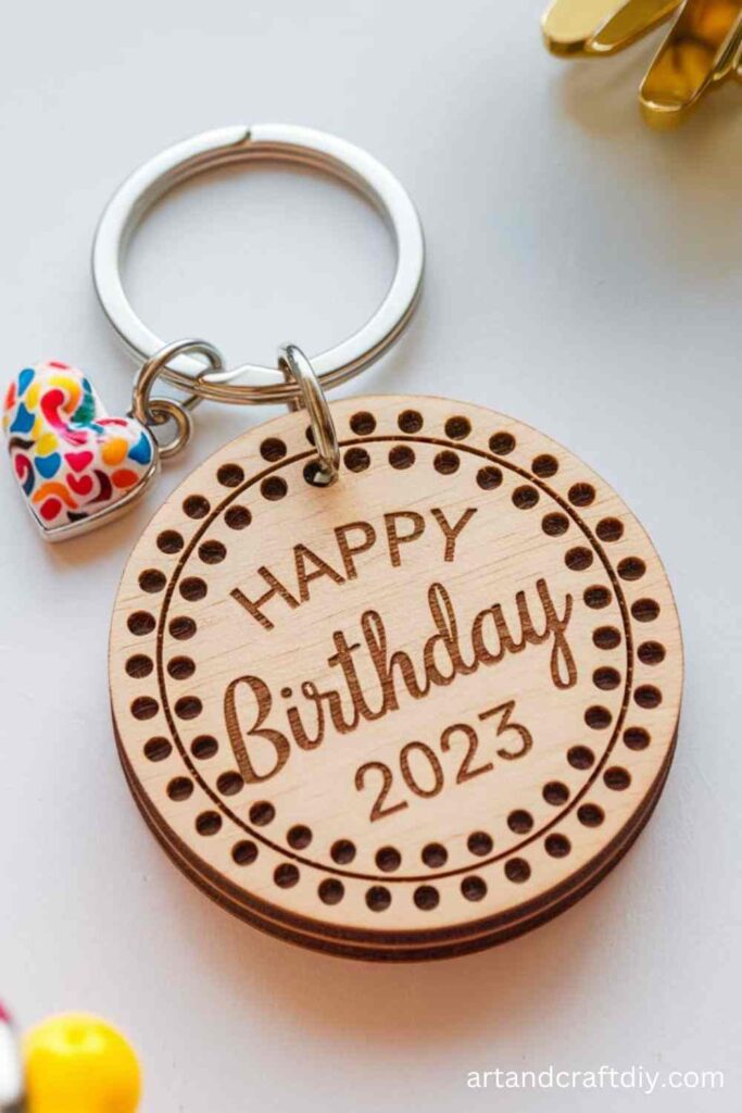 Birthday Personalized Keychain