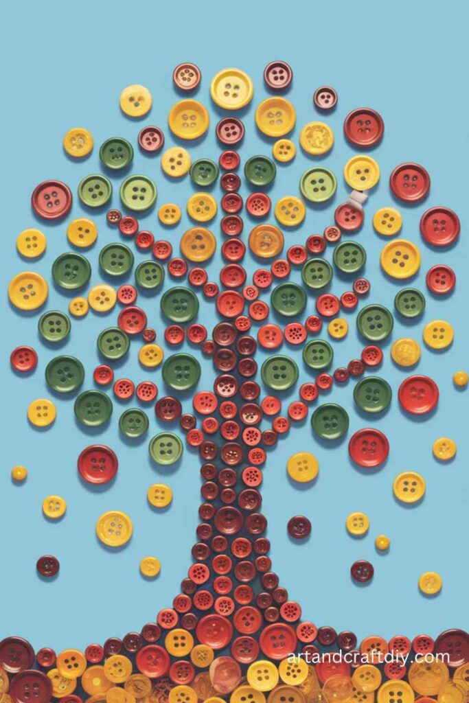 Button Tree Art