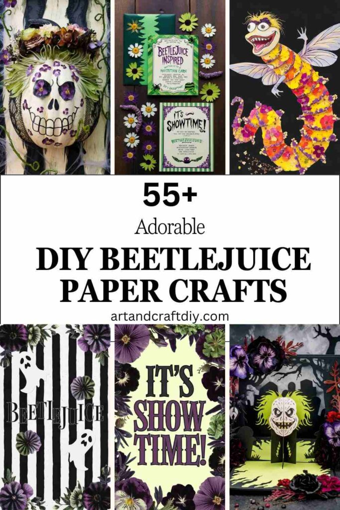 DIY Beetlejuice Paper Crafts