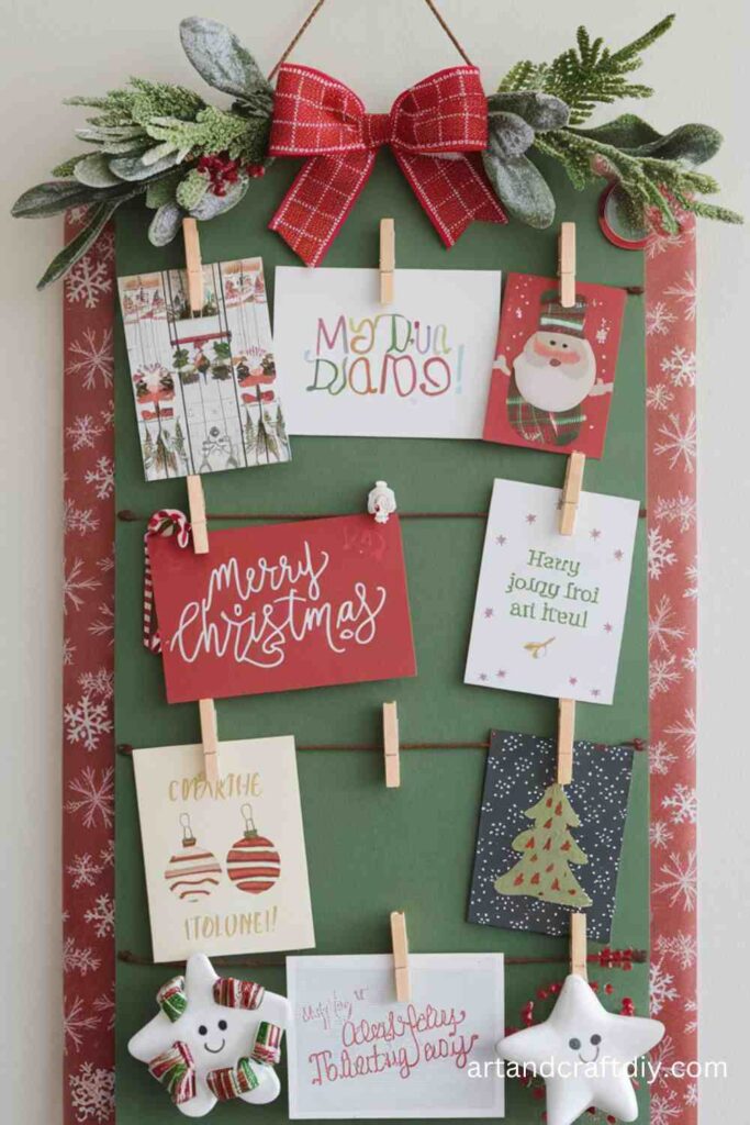 DIY Christmas Card Holder