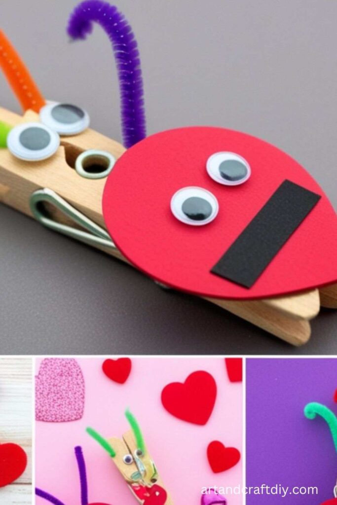 DIY Clothespin Love Bug