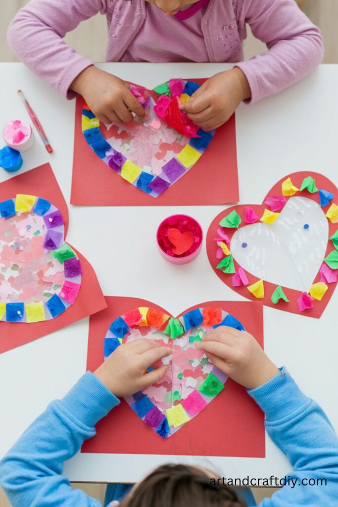 DIY Heart-Shaped Suncatcher