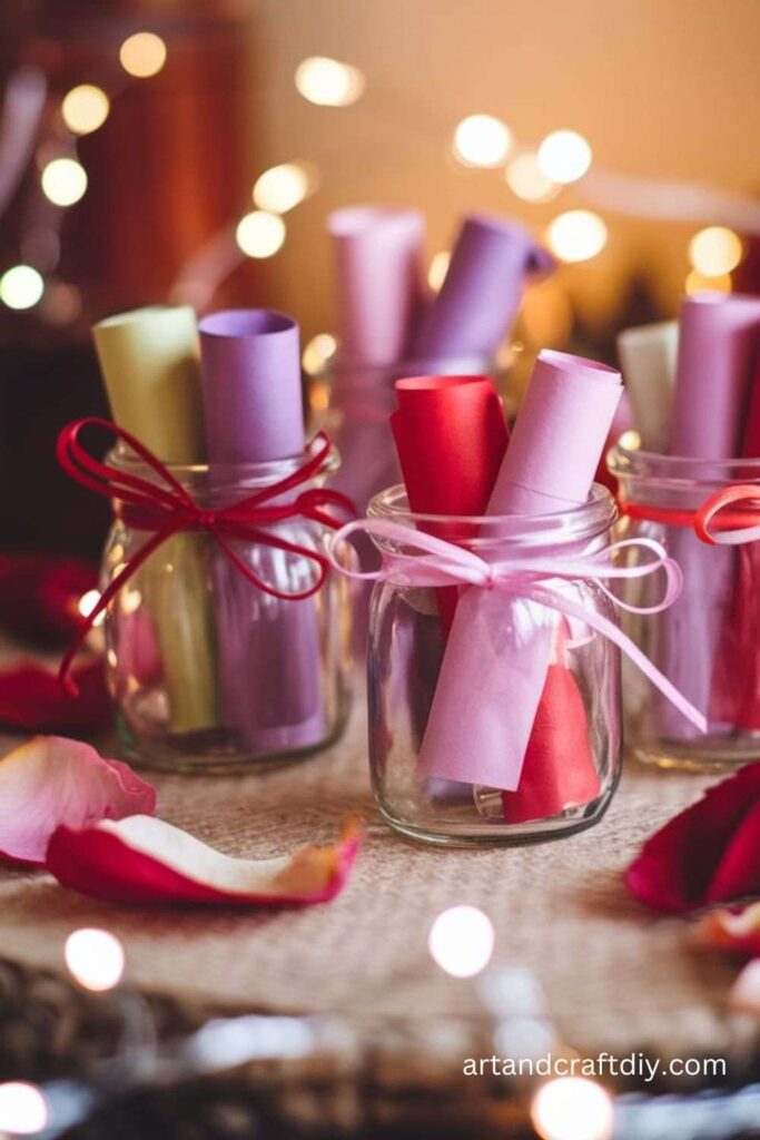 DIY Love Message Jar