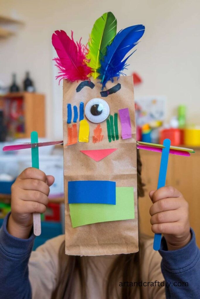  DIY Paper Bag Puppets