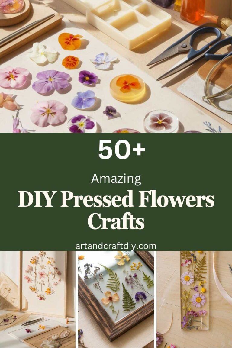 30+ Amazing DIY Pressed Flowers Crafts - DIY Art and Crafts Ideas