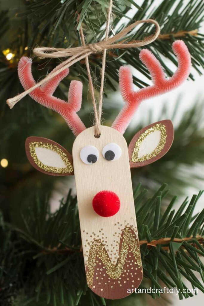 DIY Reindeer Ornament