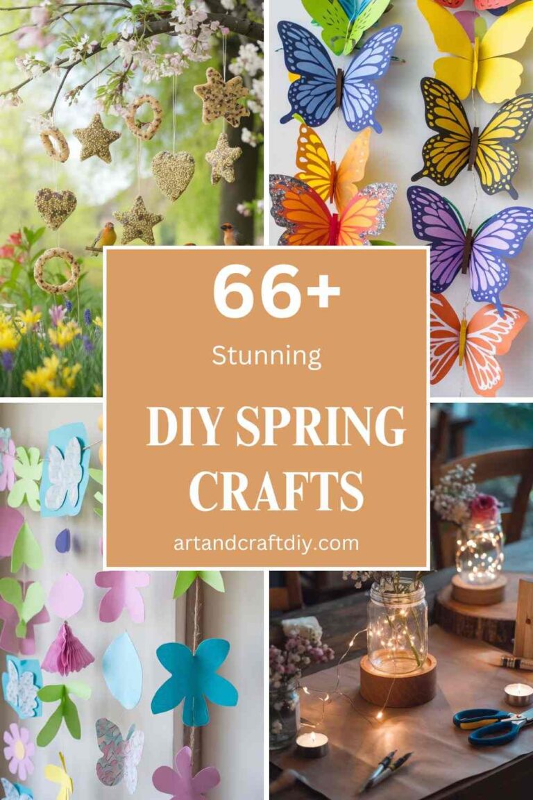 18 Stunning DIY Spring Crafts - DIY Art and Crafts Ideas