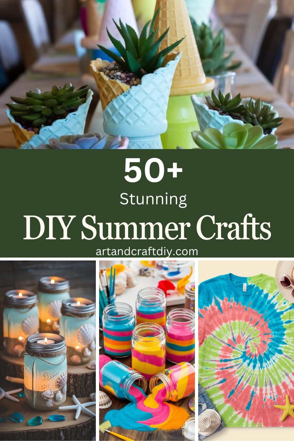 20 Stunning DIY Summer Crafts DIY Art And Crafts Ideas