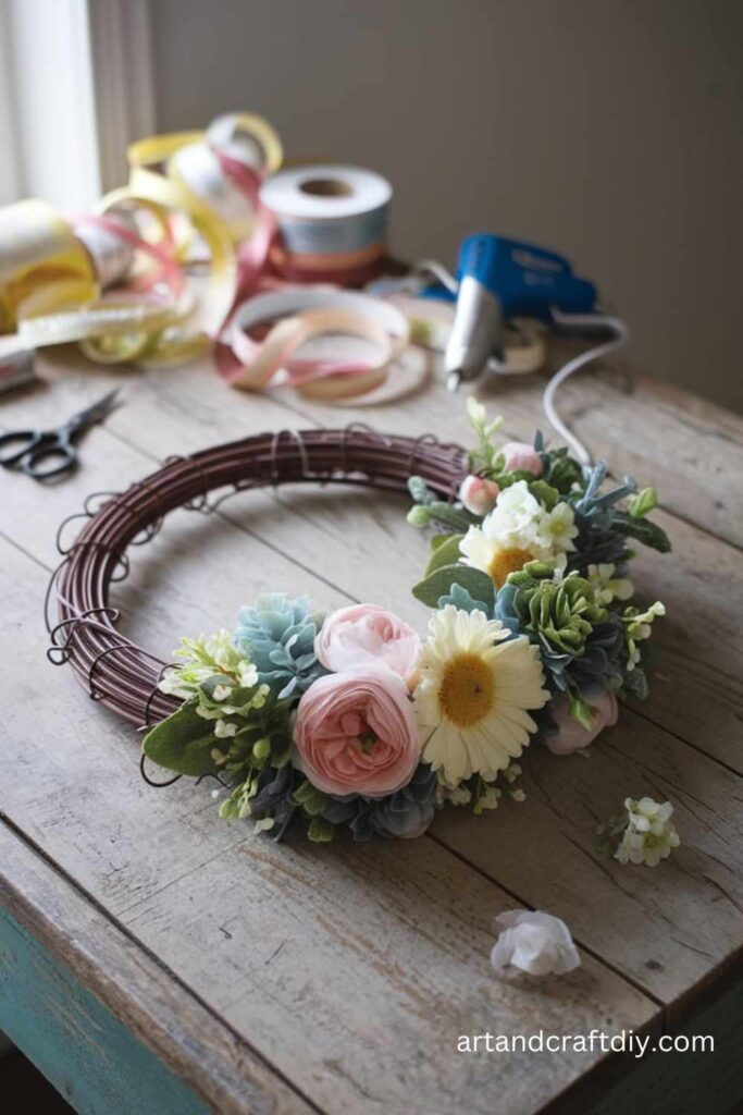 Floral Wire Wreath