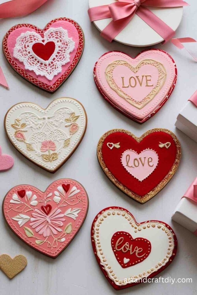 Handmade Love Heart Coasters