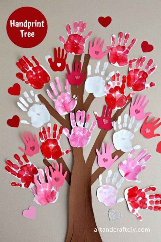 Handprint Tree Art