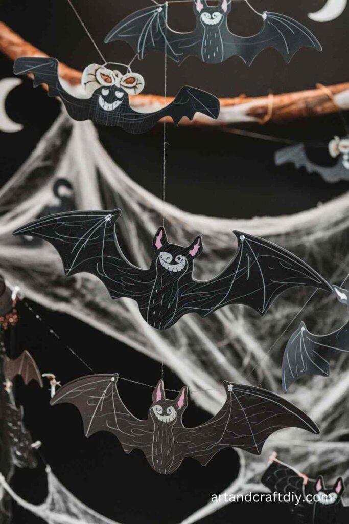 Hanging Bat Garland