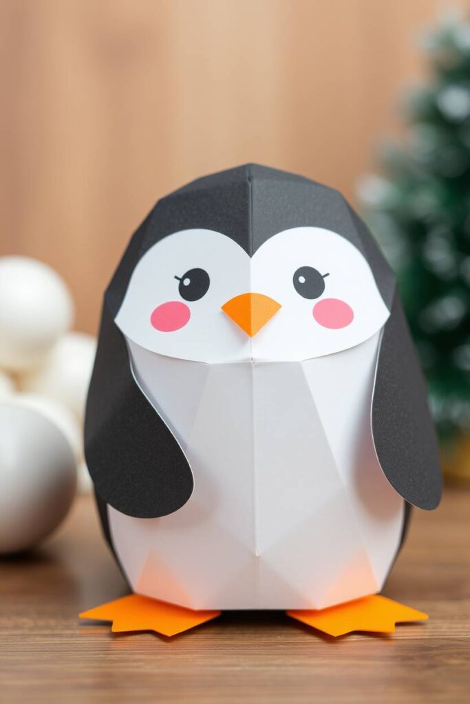 Kawaii Paper Penguin