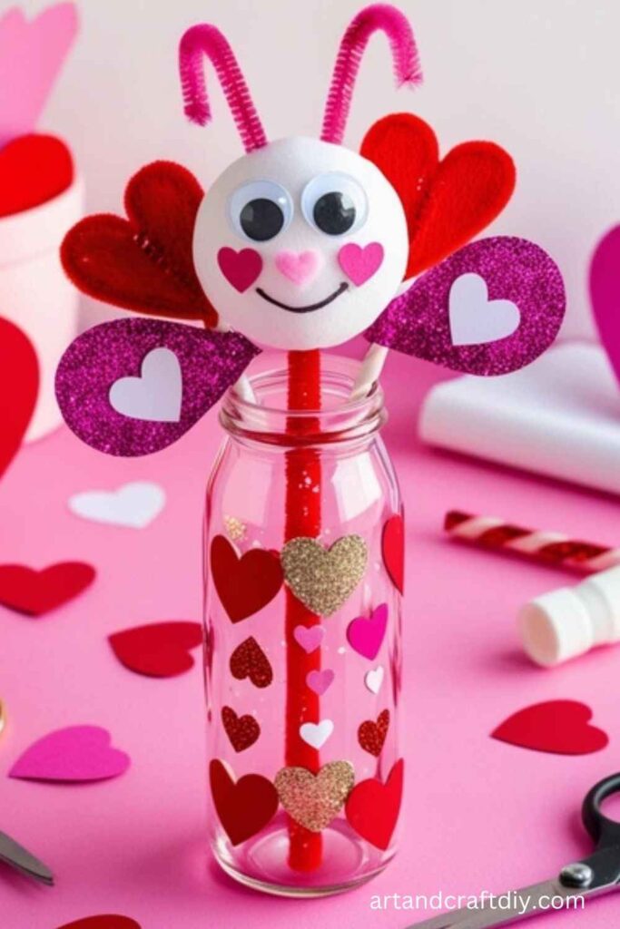 Love Bug Straw Craft