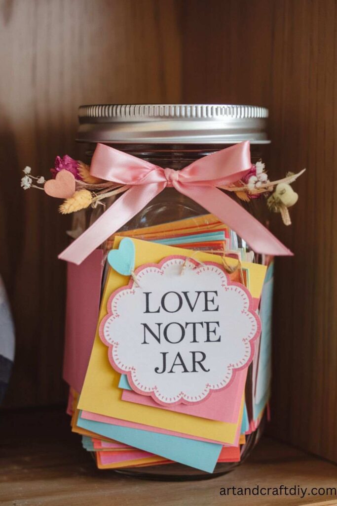 Love Notes in a Cute Jar