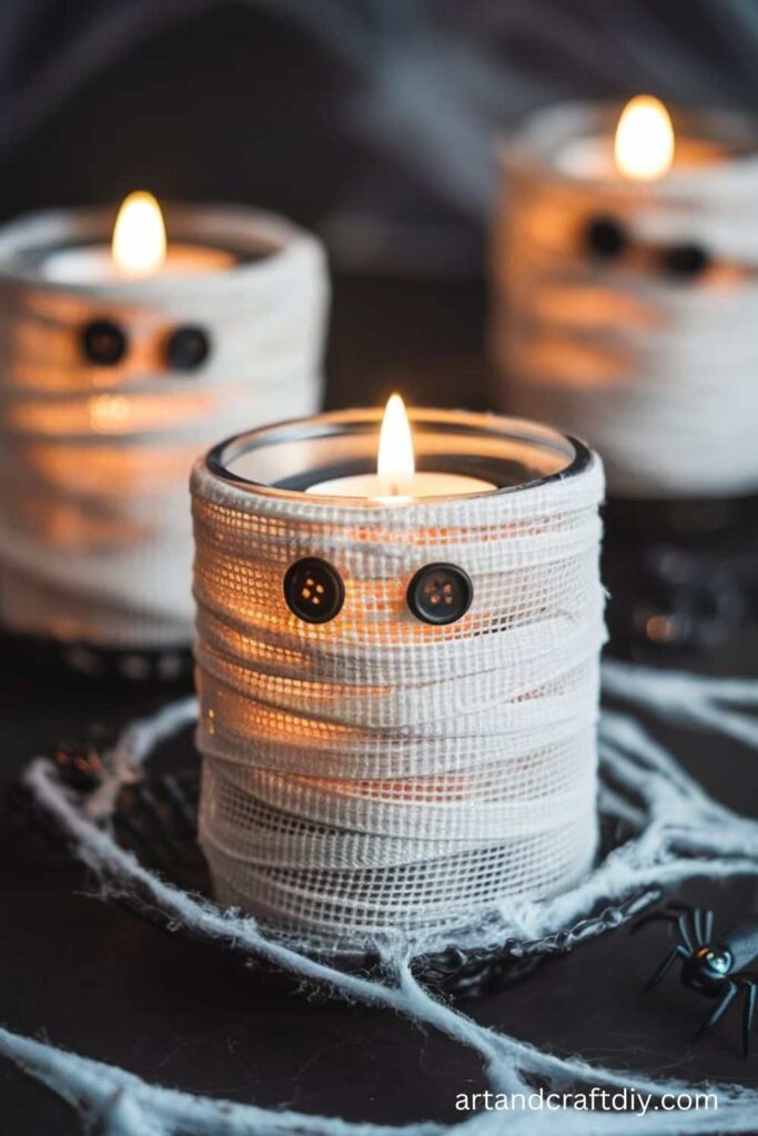 Mummy Candle Holders