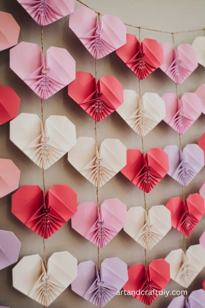 Origami Heart Garland