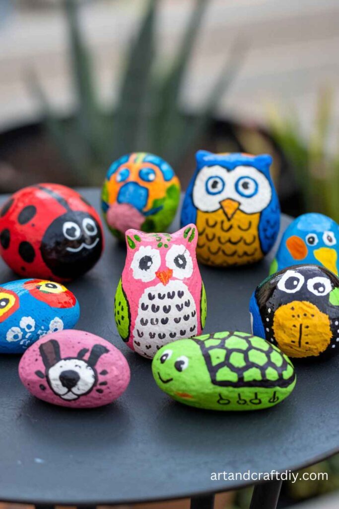 Painted Rock Animals