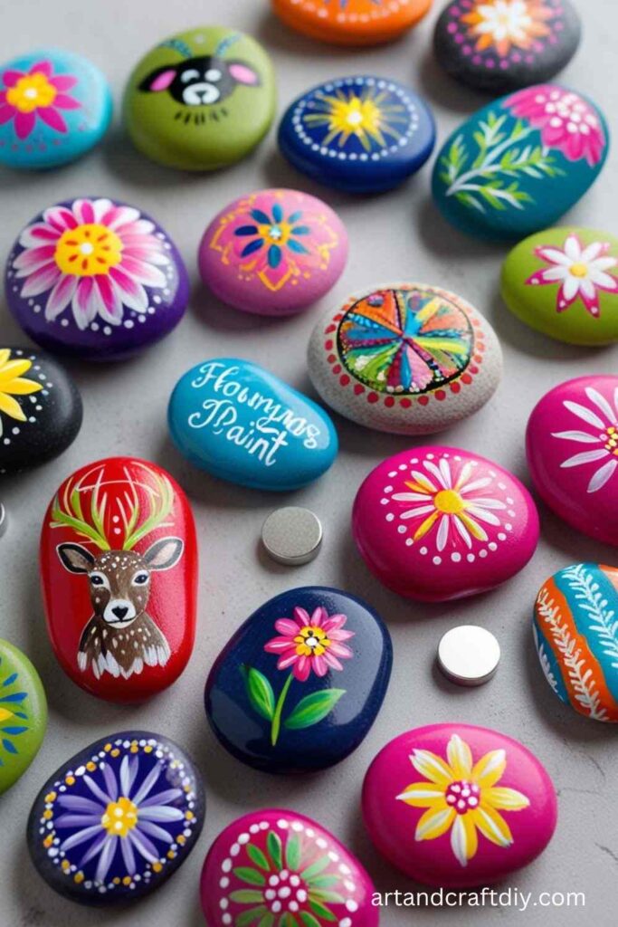 Painted Rock Magnets