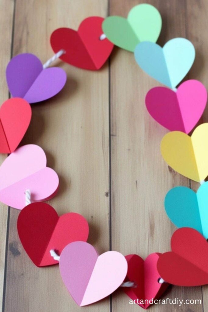 Paper Heart Chains