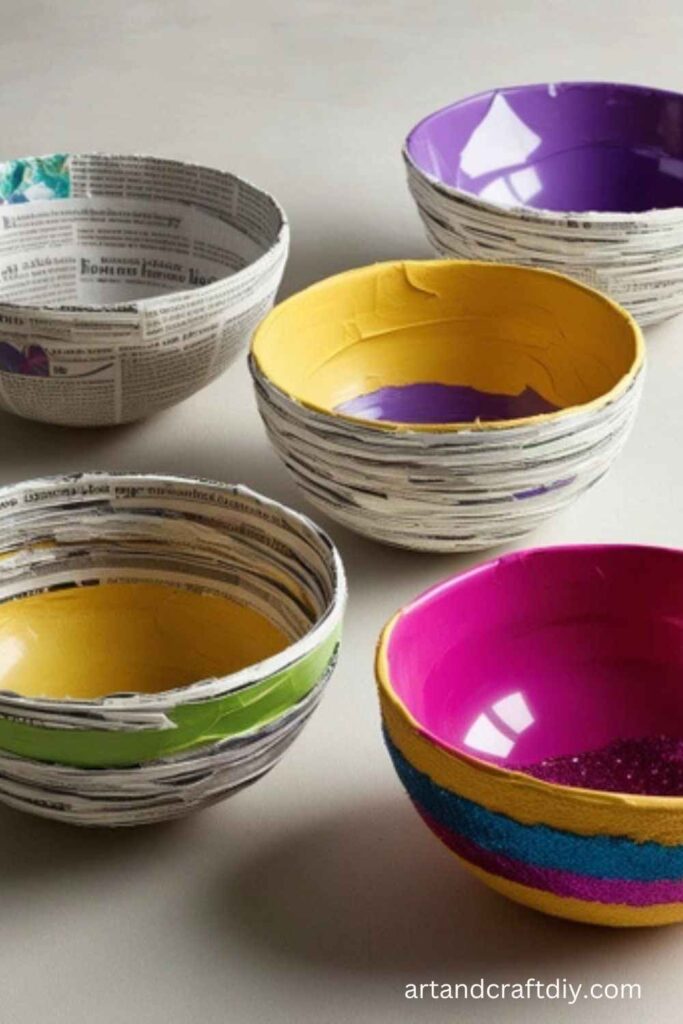 Paper Mâché Bowls