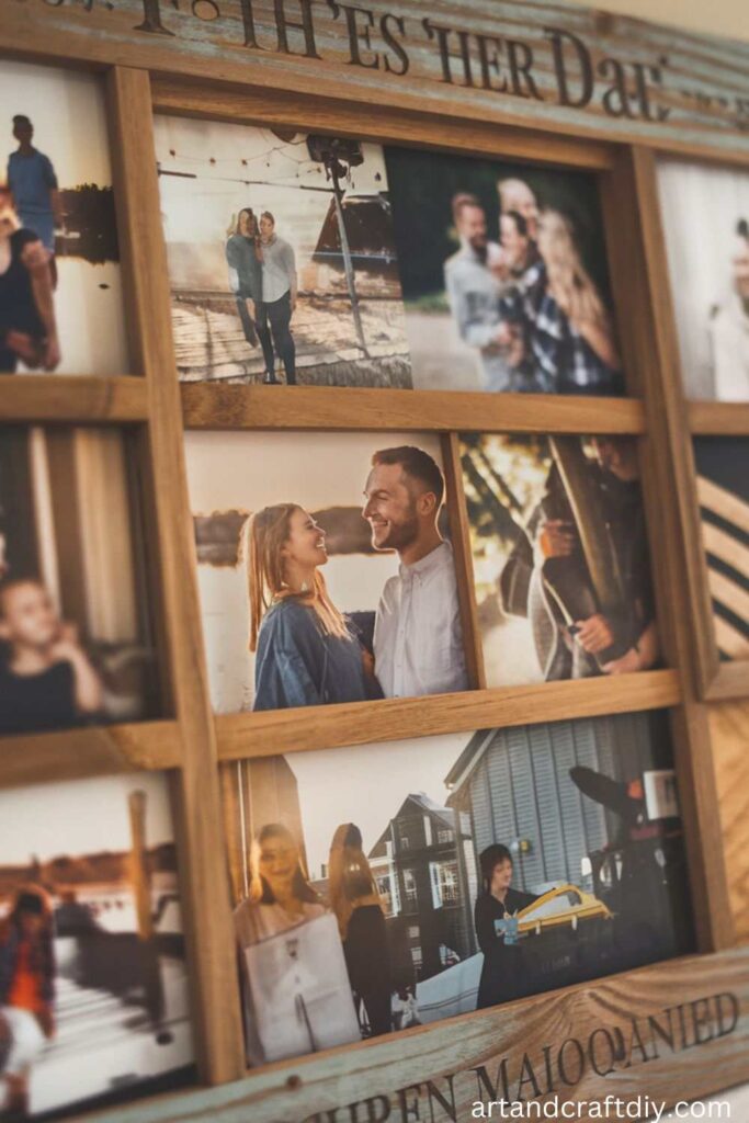 Picture Frame with Family Photos