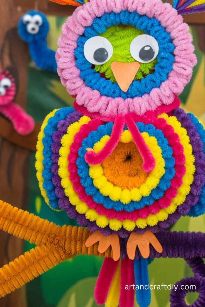 Pipe Cleaner Owl