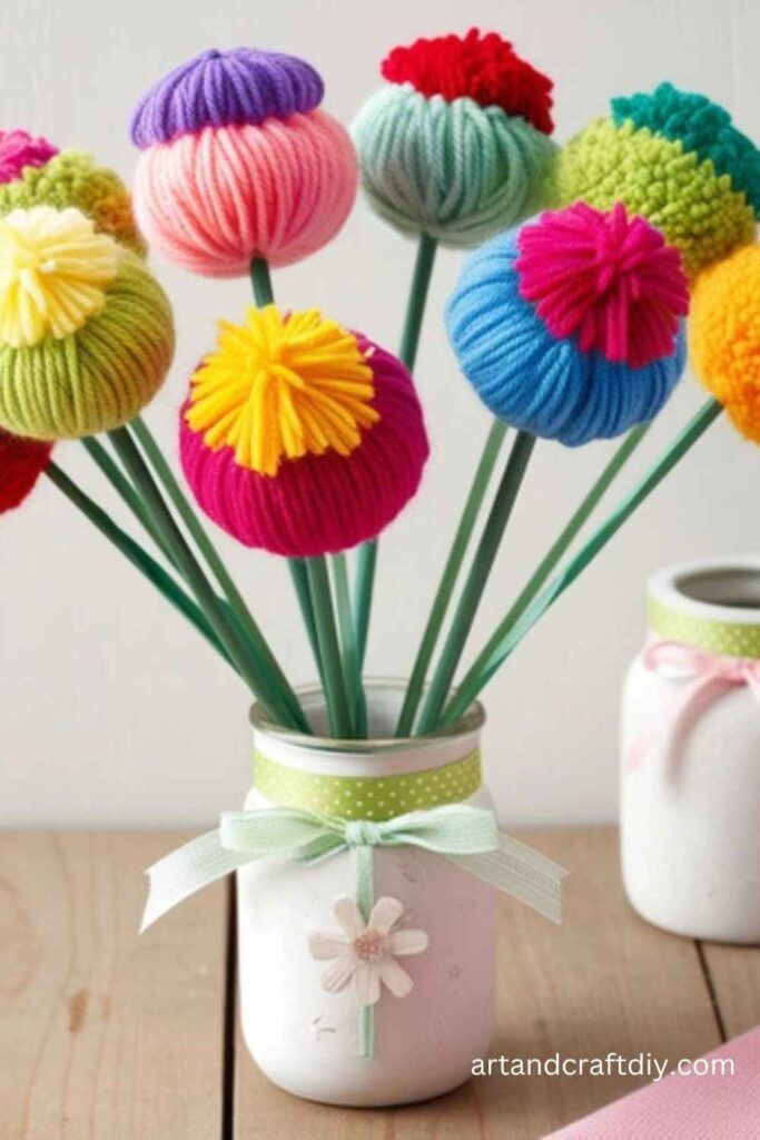 Pom-Pom Flower Bouquet