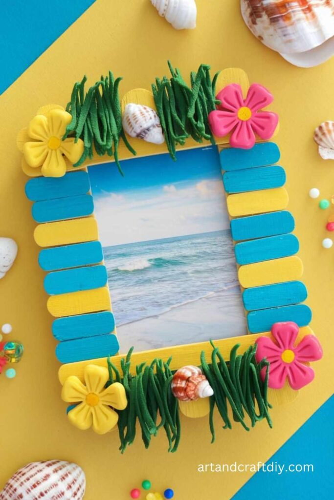 Popsicle Stick Picture Frames