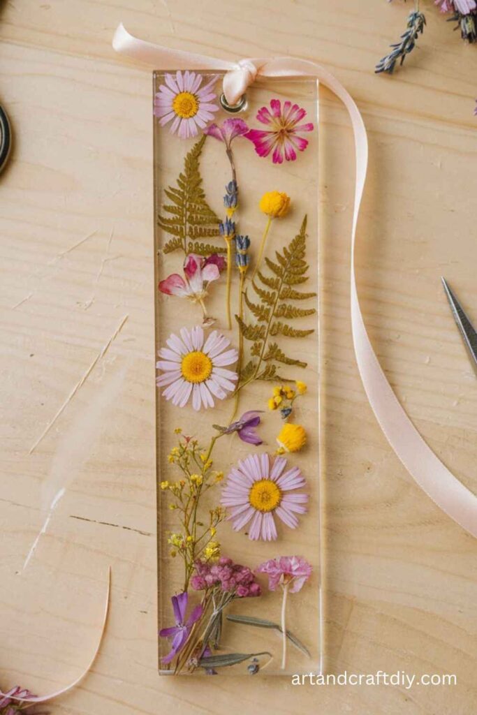 Pressed Flower Bookmark