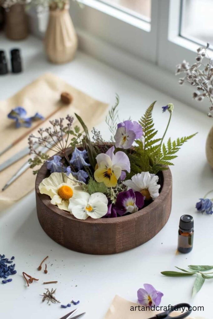 Pressed Flower Potpourri