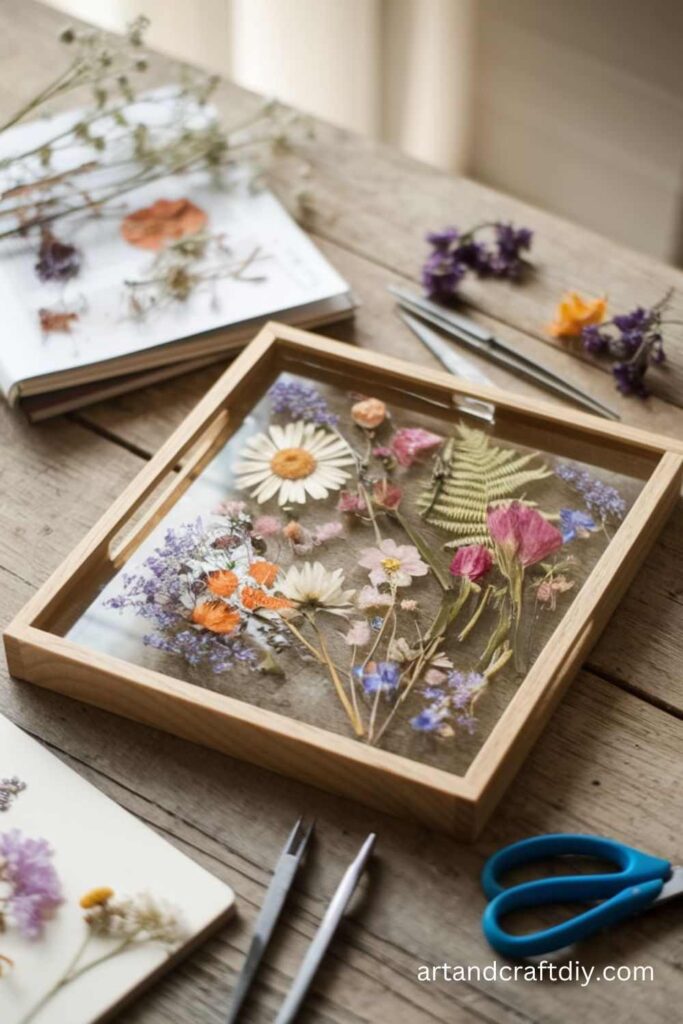 Pressed Flower Tray