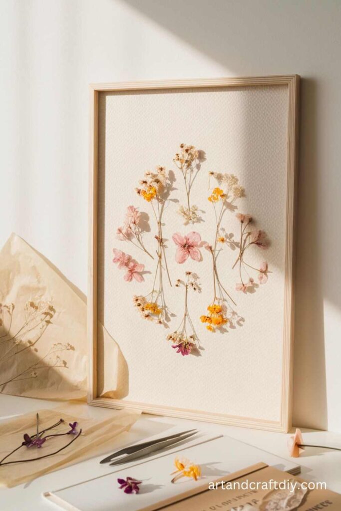Pressed Flower Wall Art