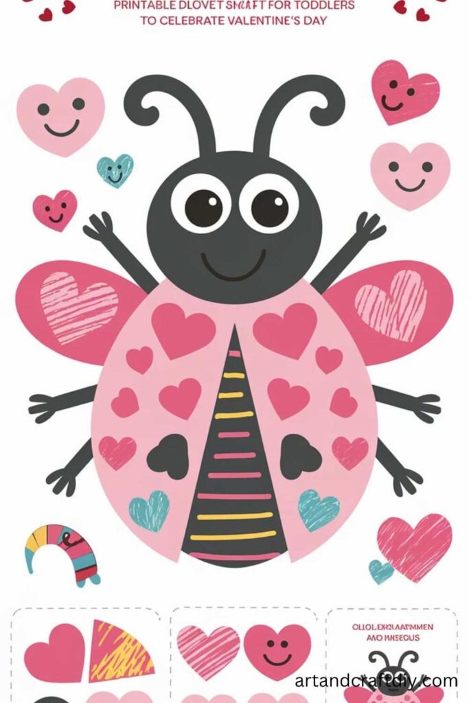 Printable Love Bug Craft