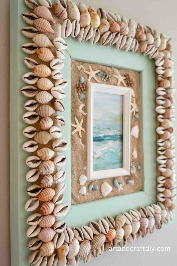 Seashell Picture Frame