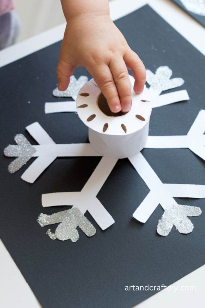 Snowflake Stamp Art